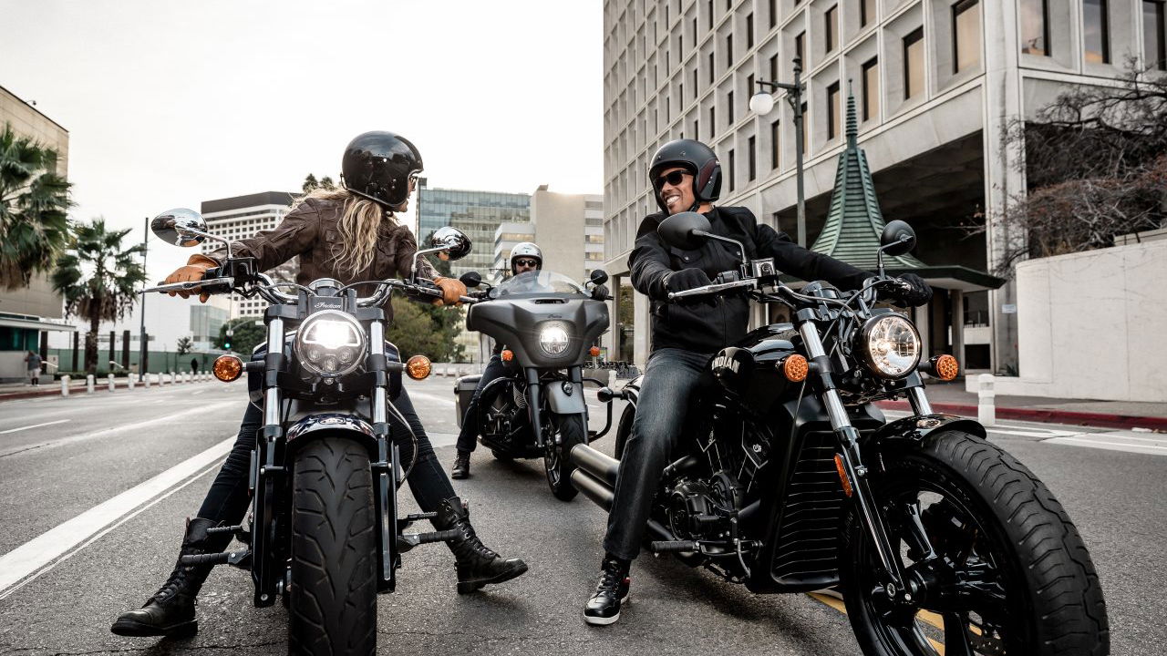 Indian motorcycle test ride win